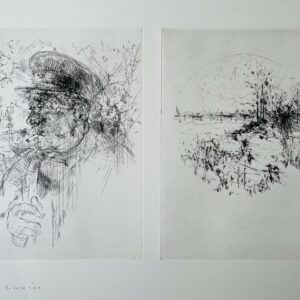 Yves Commere - Gravure À La Pointe Sèche