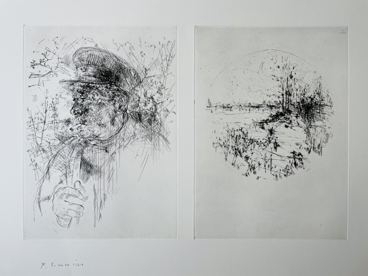 Yves Commere - Gravure À La Pointe Sèche – Image 1