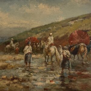 La Ville au Bord de L’eau Grise - Xxe Ecole Française