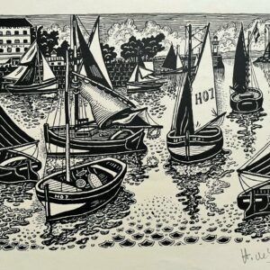 Honfleur,Voiliers au Mouillage - Henri Liénard De Saint-Delis