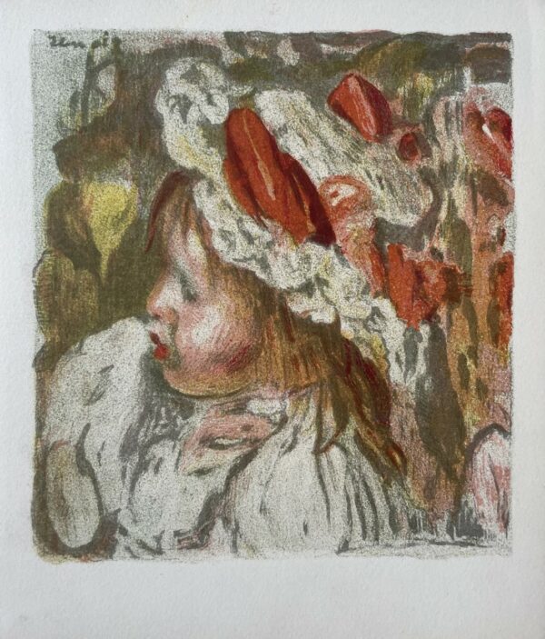 Jeune Fille au Chapeau - Pierre-Auguste Renoir