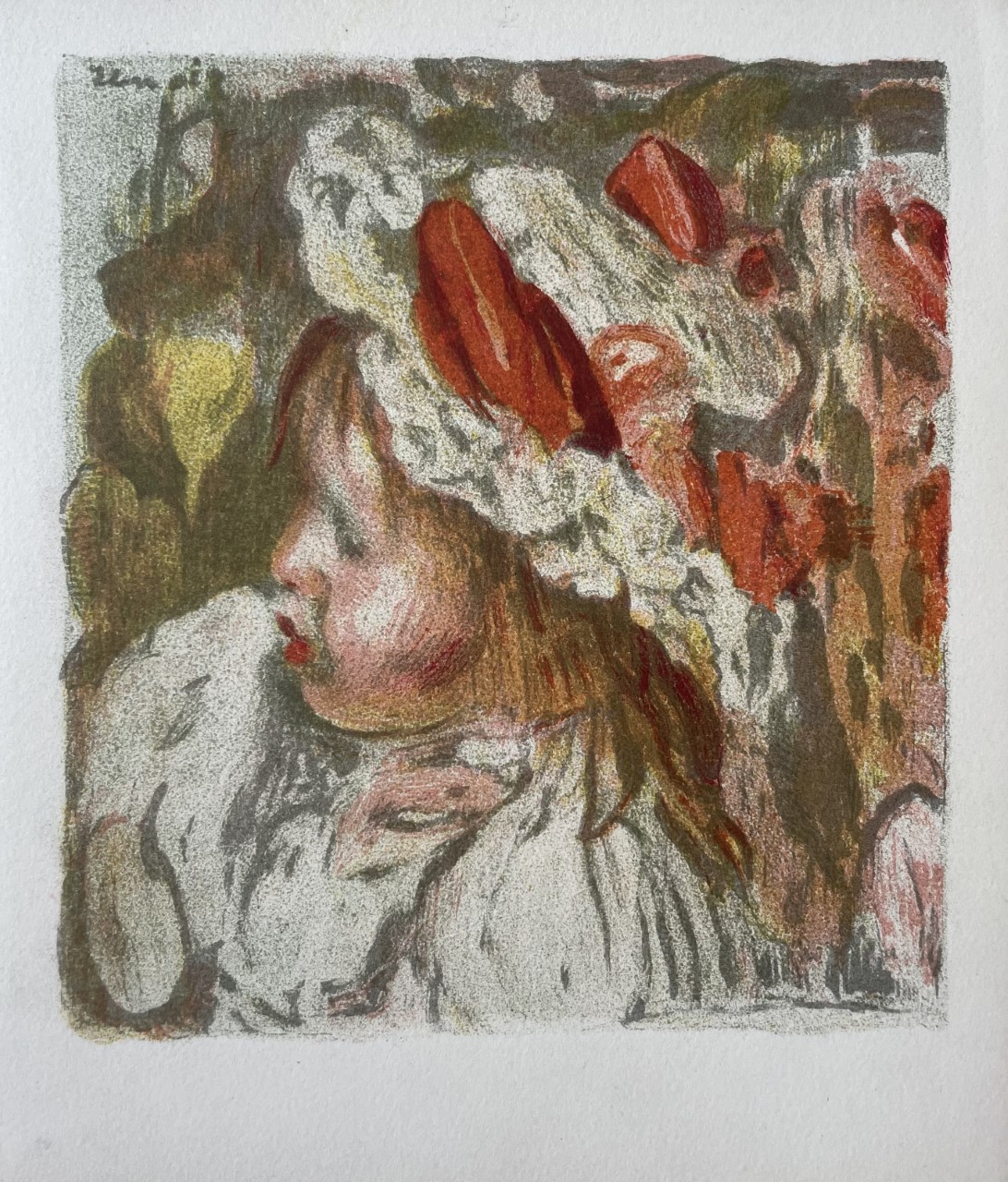 Jeune Fille au Chapeau - Pierre-Auguste Renoir – Image 1