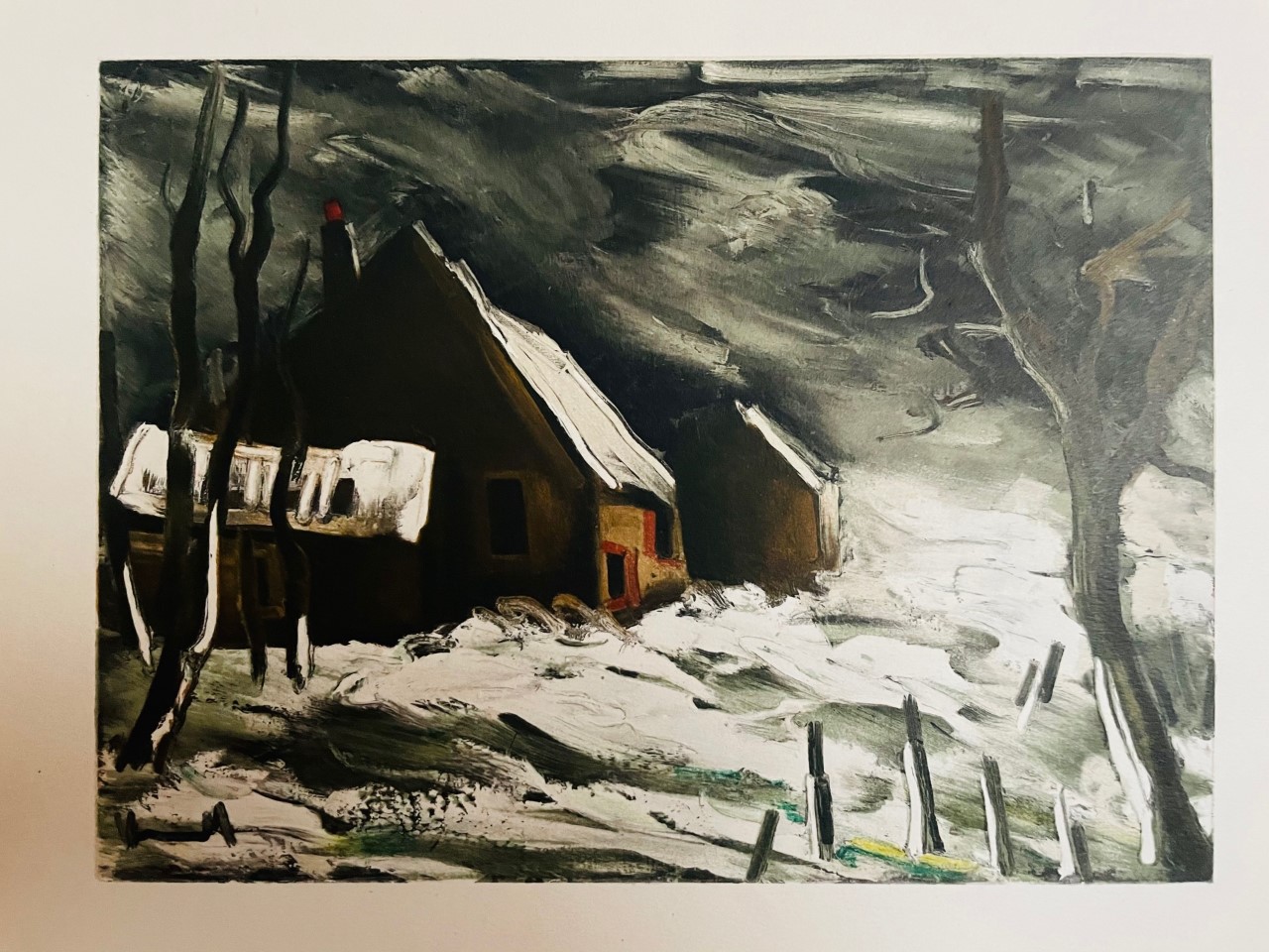 Paysage Enneigé - De Vlaminck Maurice – Image 1