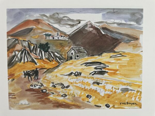 Sur la Route de Corte - Yves Brayer