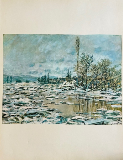 Paysage Enneige - Monet Claude