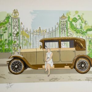 Voiture et Femme - Daniel Lebier