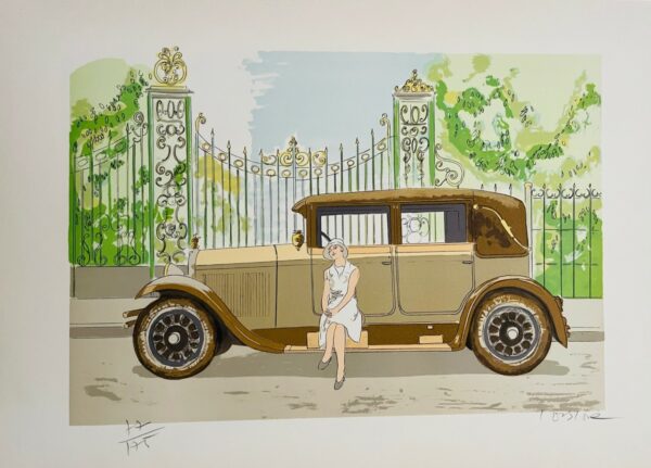 Voiture et Femme - Daniel Lebier