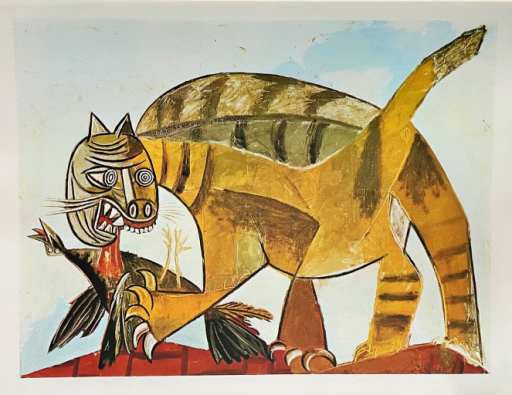 Chat Devorant un Oiseau - Picasso Pablo