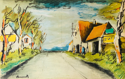 La Route - Maurice De Vlaminck