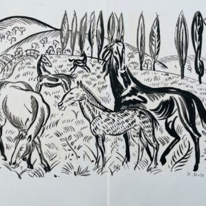 Les Chevaux - Raoul Dufy