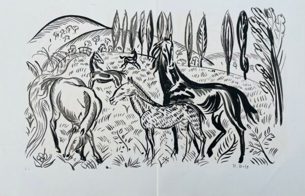 Les Chevaux - Raoul Dufy