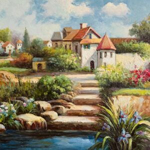 Jardin Abondant, Été Lent - 20E Eeuw Ecole Moderne