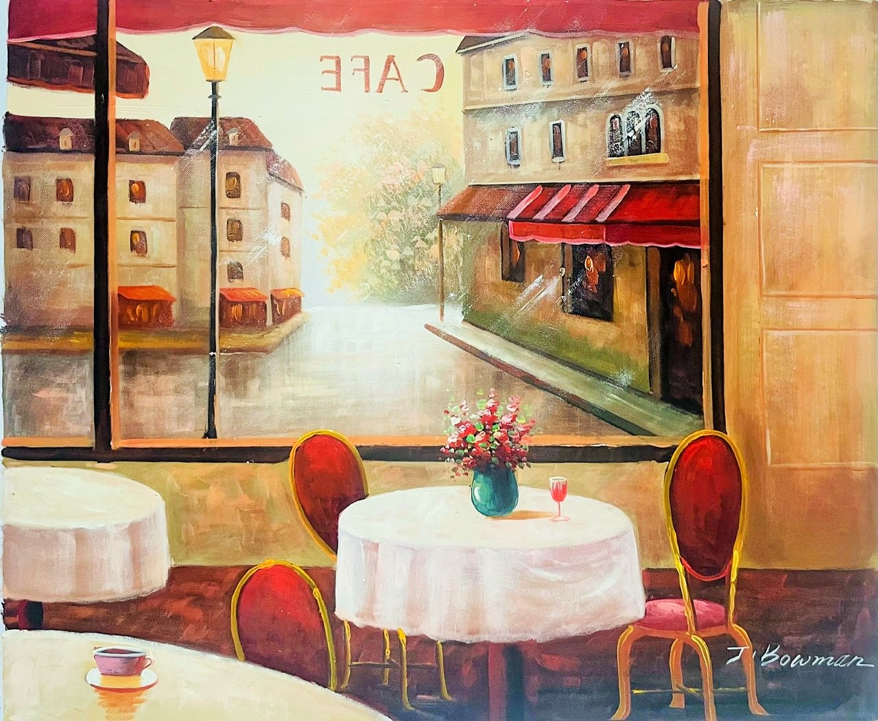 Le Cafe Parisien - Xxe Siècle J. Bowman – Image 1