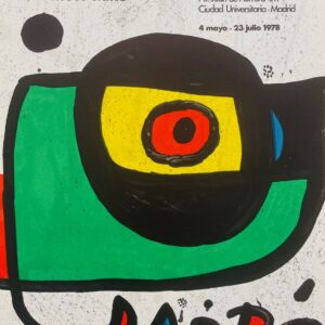 Pintura Madrid 1978 - Joan Miro
