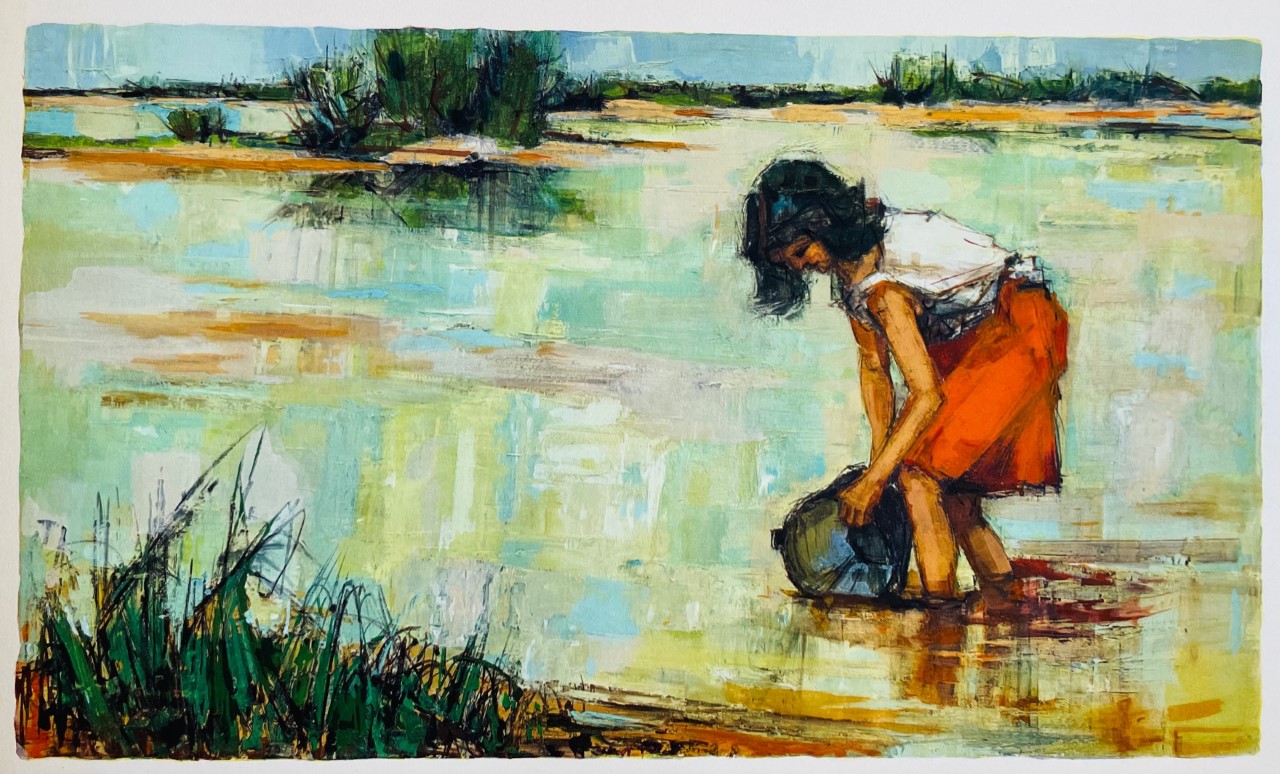 Jeune Fille au Lac - Genevoix Maurice – Image 1