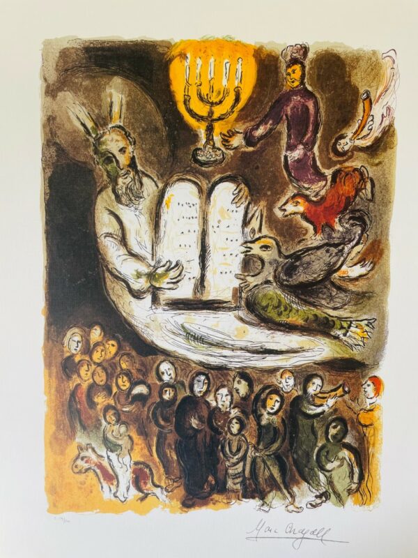 Moise et les Tables de la Loi - Chagall Marc
