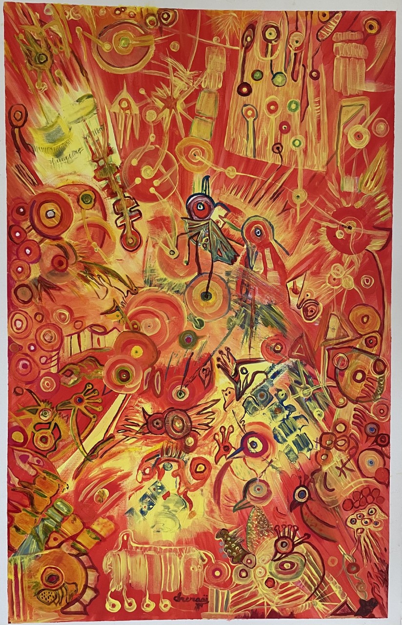 Oiseaux Oranges - Chenaai Ahmed – Image 1