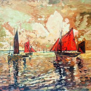 Les Voiliers - Paul Xx Ème Siècle Ueckerman