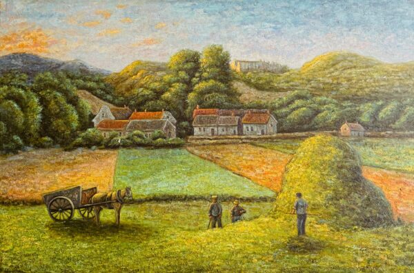 Paysage aux Collines Douces - 20E Eeuw Ecole Moderne