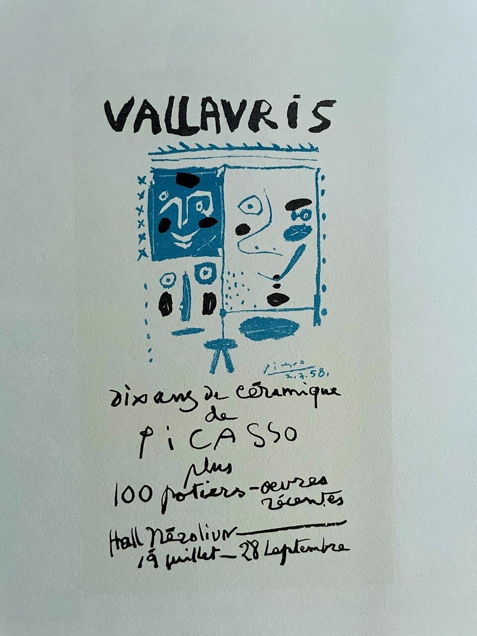 Vallauris 10 Ans de Céramique (1958) - Pablo Picasso – Image 1