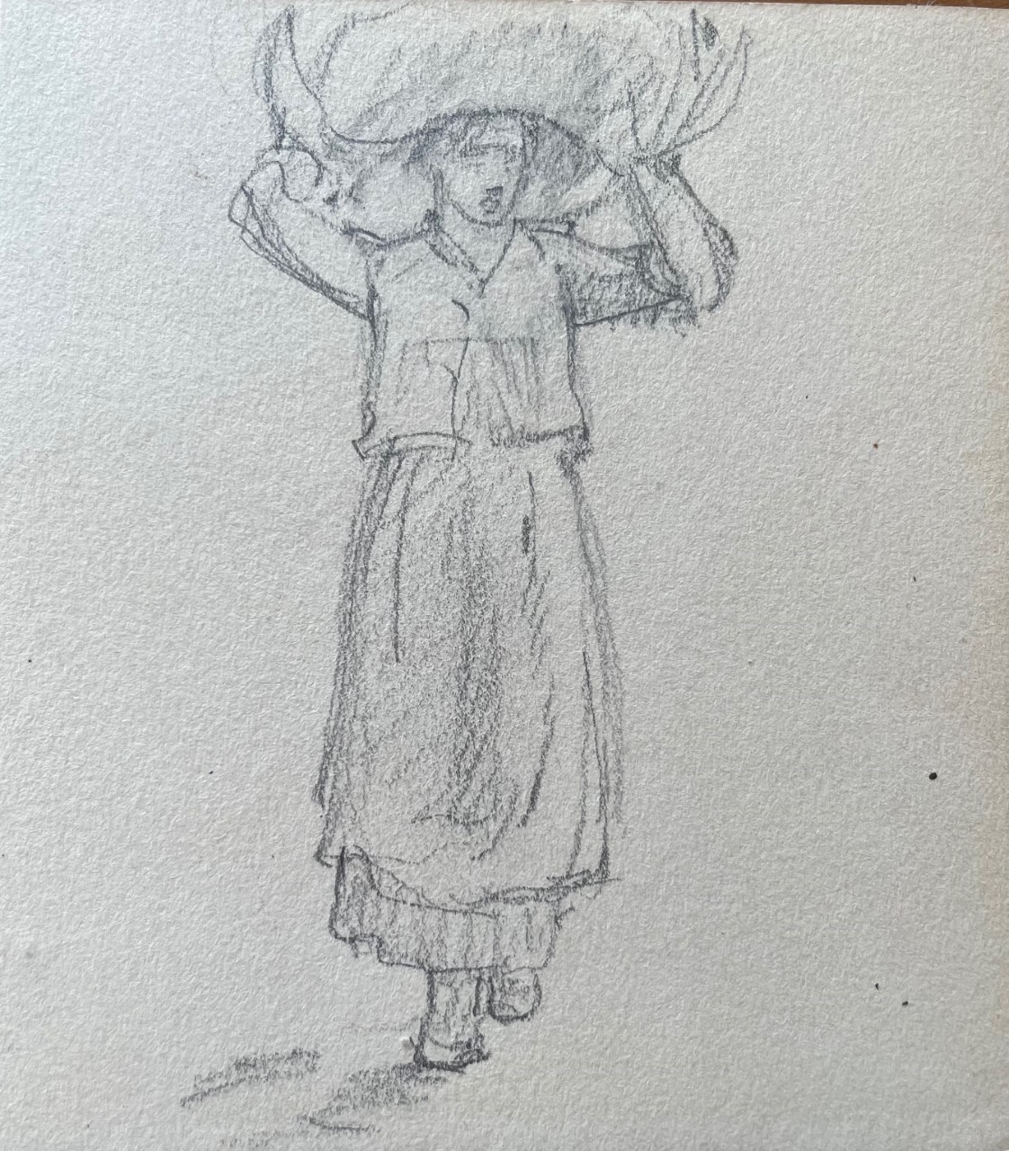 Femme Portant un Panier sur la Tete - Louis-Émile Adan – Image 1