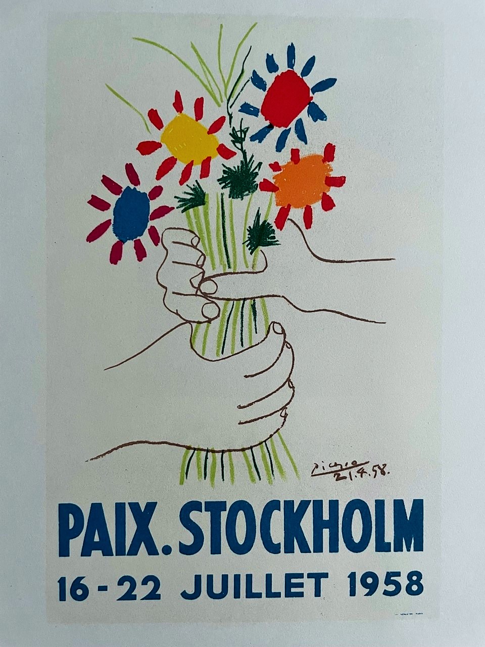 Paix Stockholm ( 1958 ) - Pablo Picasso – Image 1