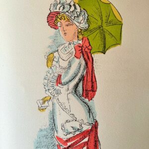 Jeune Fille A la Parapluie Verte - Raoul Dufy