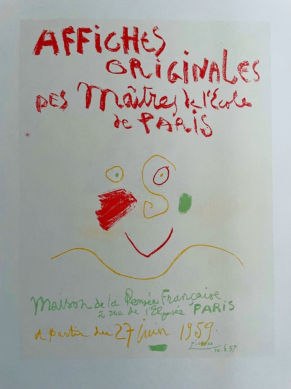 Affiches Originales - Pablo Picasso – Image 1
