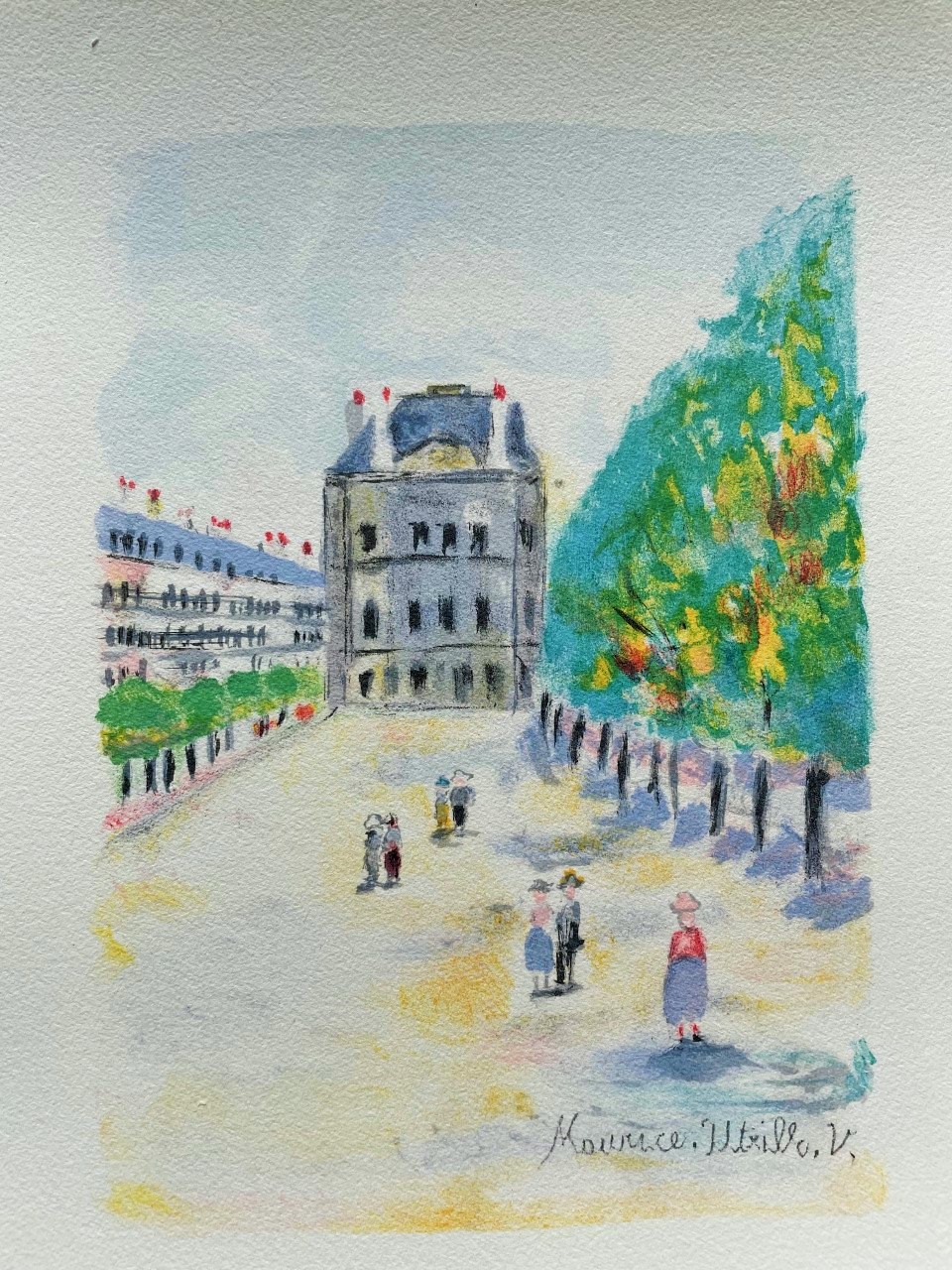 Le Louvre - Maurice Utrillo – Image 1