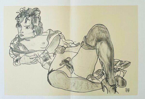 Femme Couchee 1918 - Schiele Egon