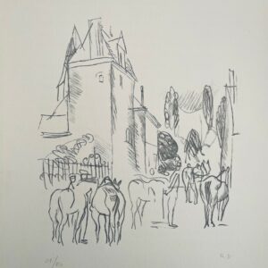 L'entree du Village - Raoul Dufy