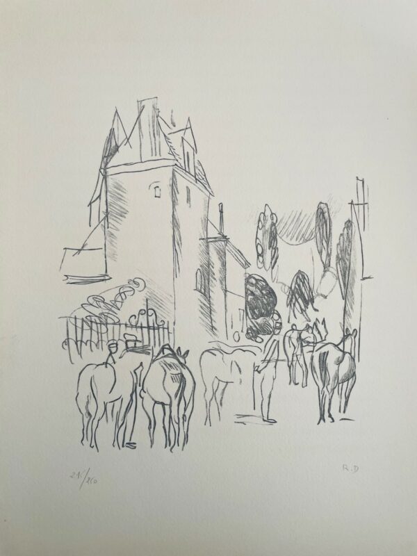 L'entree du Village - Raoul Dufy