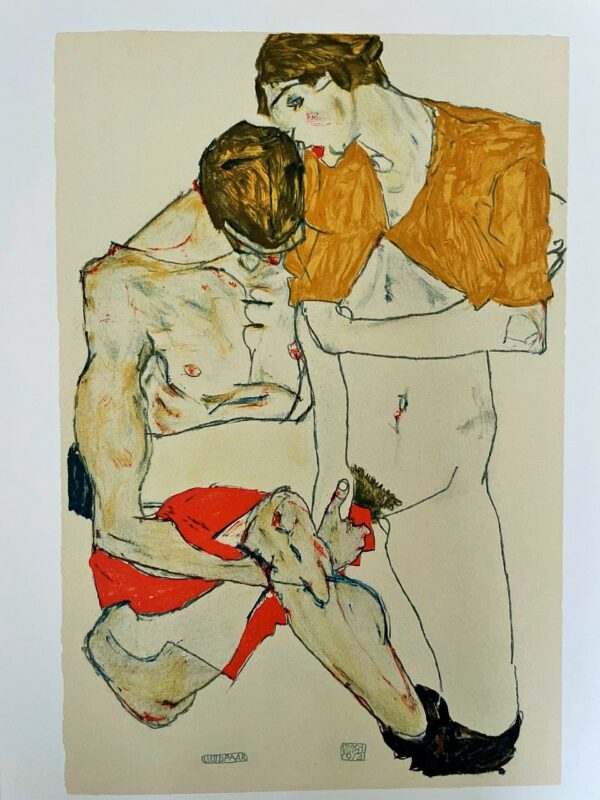 Les Amants - Schiele Egon