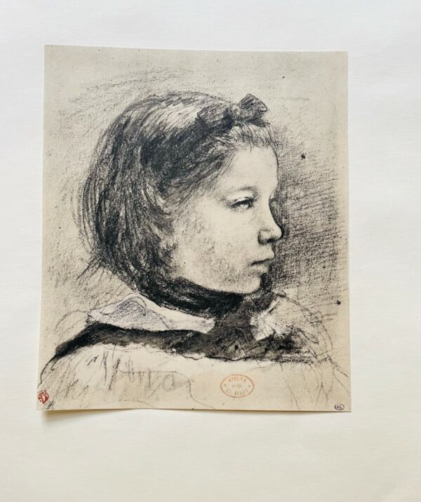 Portrait de Julie Belleli - Edgar Degas