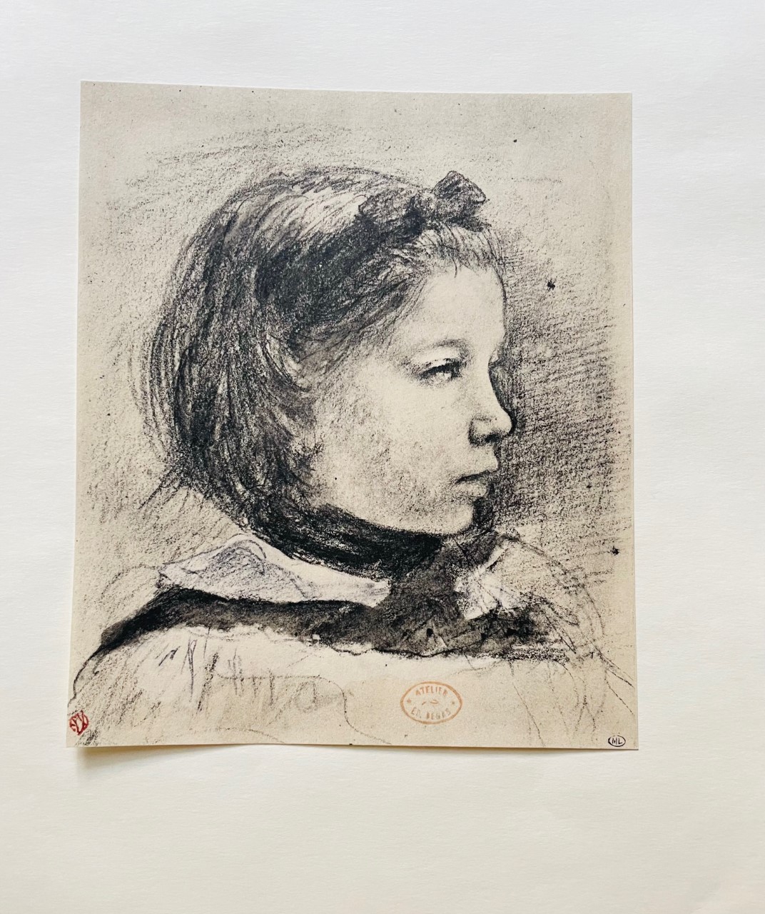 Portrait de Julie Belleli - Edgar Degas – Image 1