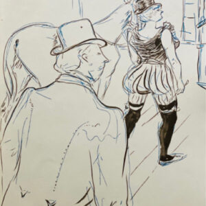 Dans les Coulisses des Folies Bergère - Henri De Toulouse-Lautrec