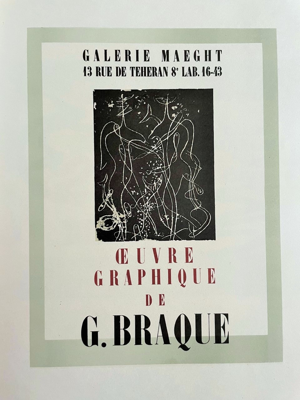 Galerie Maeght - Georges Braque – Image 1