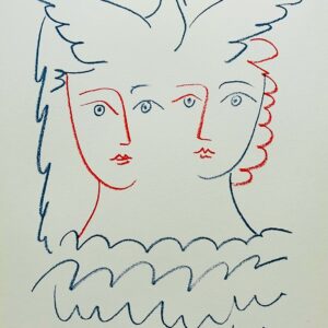 Visages A la Colombe - Pablo Picasso