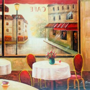 Le Cafe Parisien - 20E Eeuw J.bowman