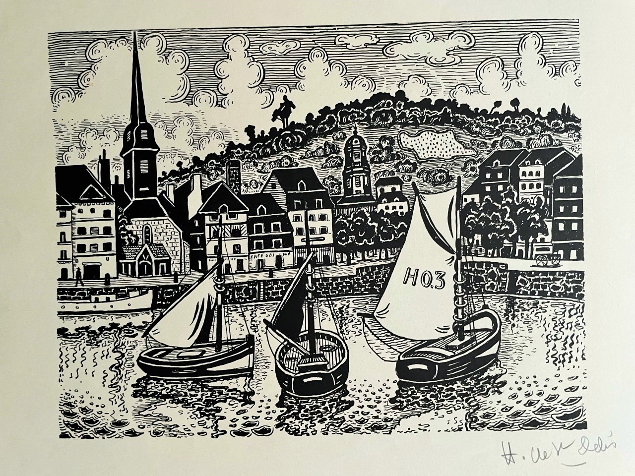 Les 3 Barques - Henri Liénard De Saint-Delis – Image 1