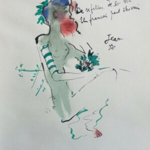 Bacchante Assise - Jean Cocteau