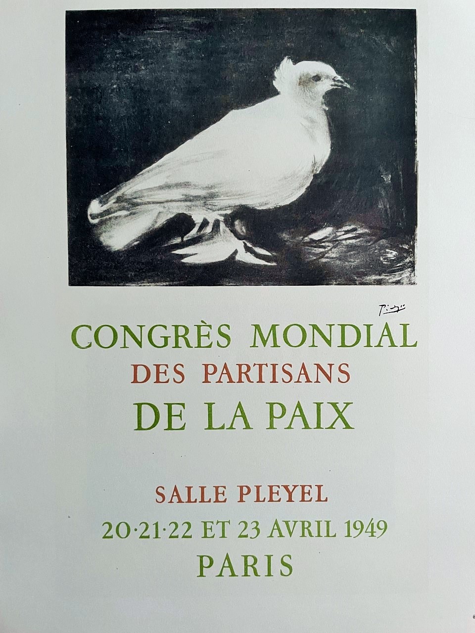 Congrès Mondial des Partisans de la Paix - Pablo Picasso – Image 1