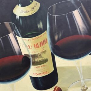 Nature Morte au Vin Ancien - Ecole Française Xxe