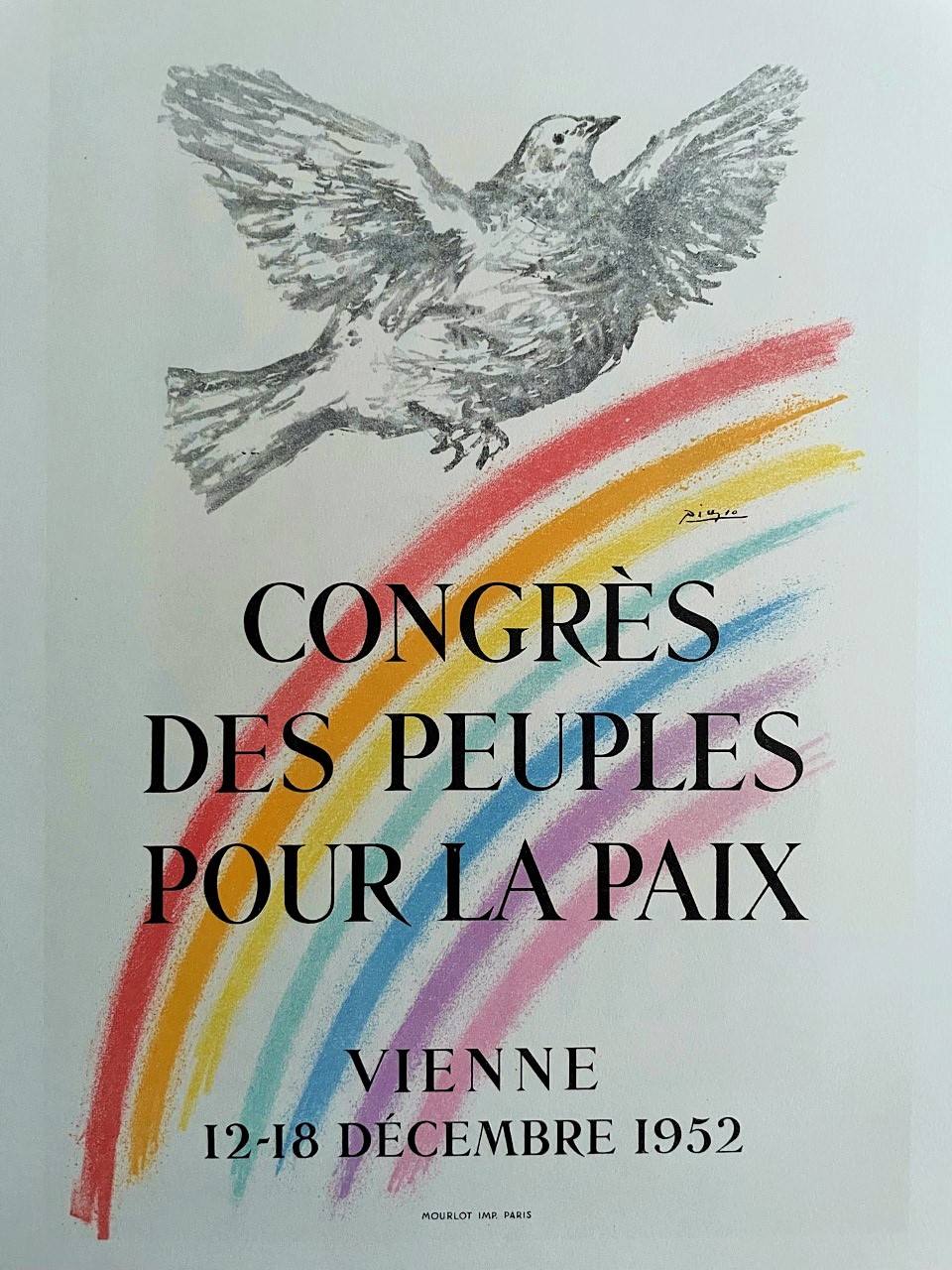 Congrès des Peuples pour la Paix - Pablo Picasso – Image 1