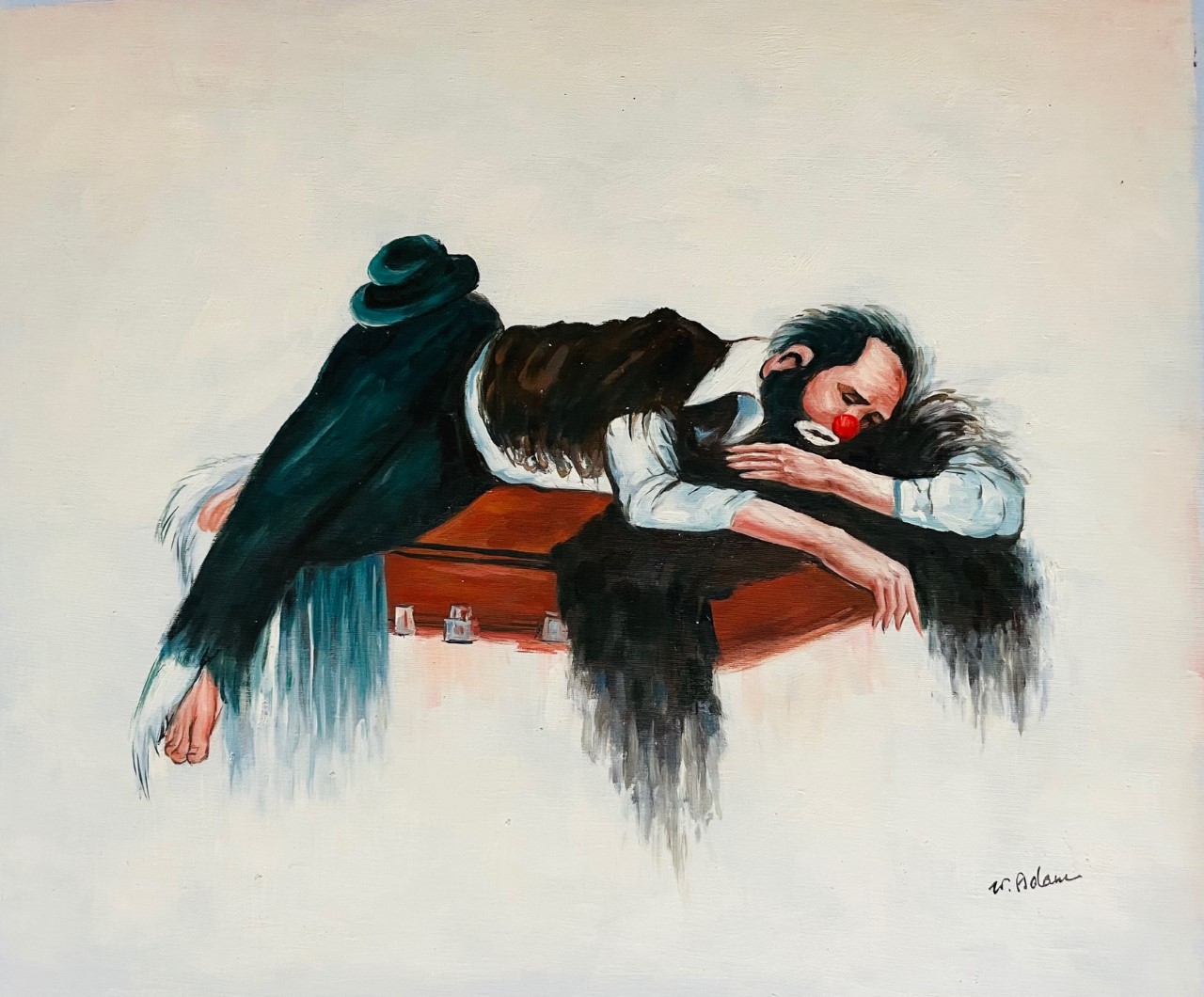 Clown en Repos - W.adam 20E Eeuw – Image 1