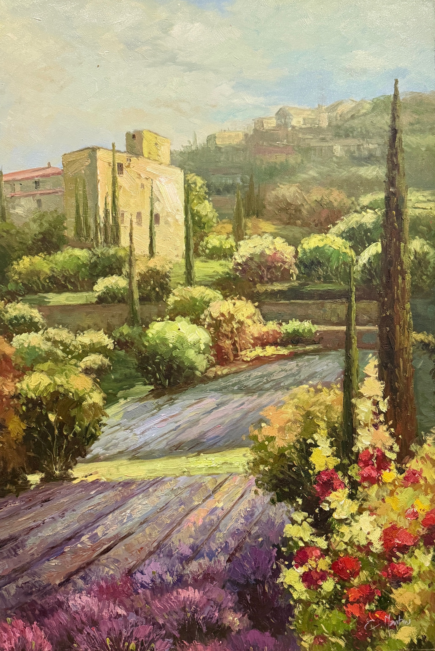Jardin sur les Hauteurs - Ecole Française Xxe – Image 1