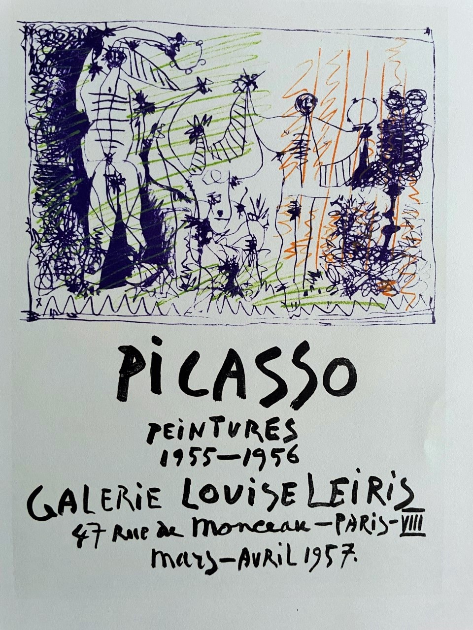 Galerie Louise Leiris 1957 - Picasso Pablo – Image 1