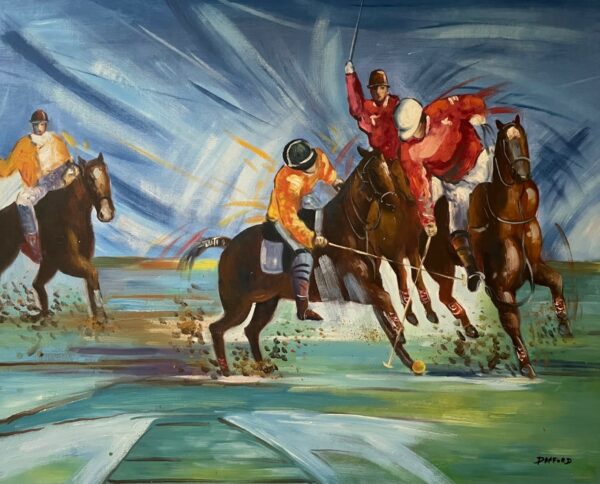Les Joueurs de Polo Iii - Xxe Siècle Danford