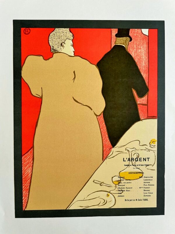 L’argent - Toulouse Lautrec Henri De