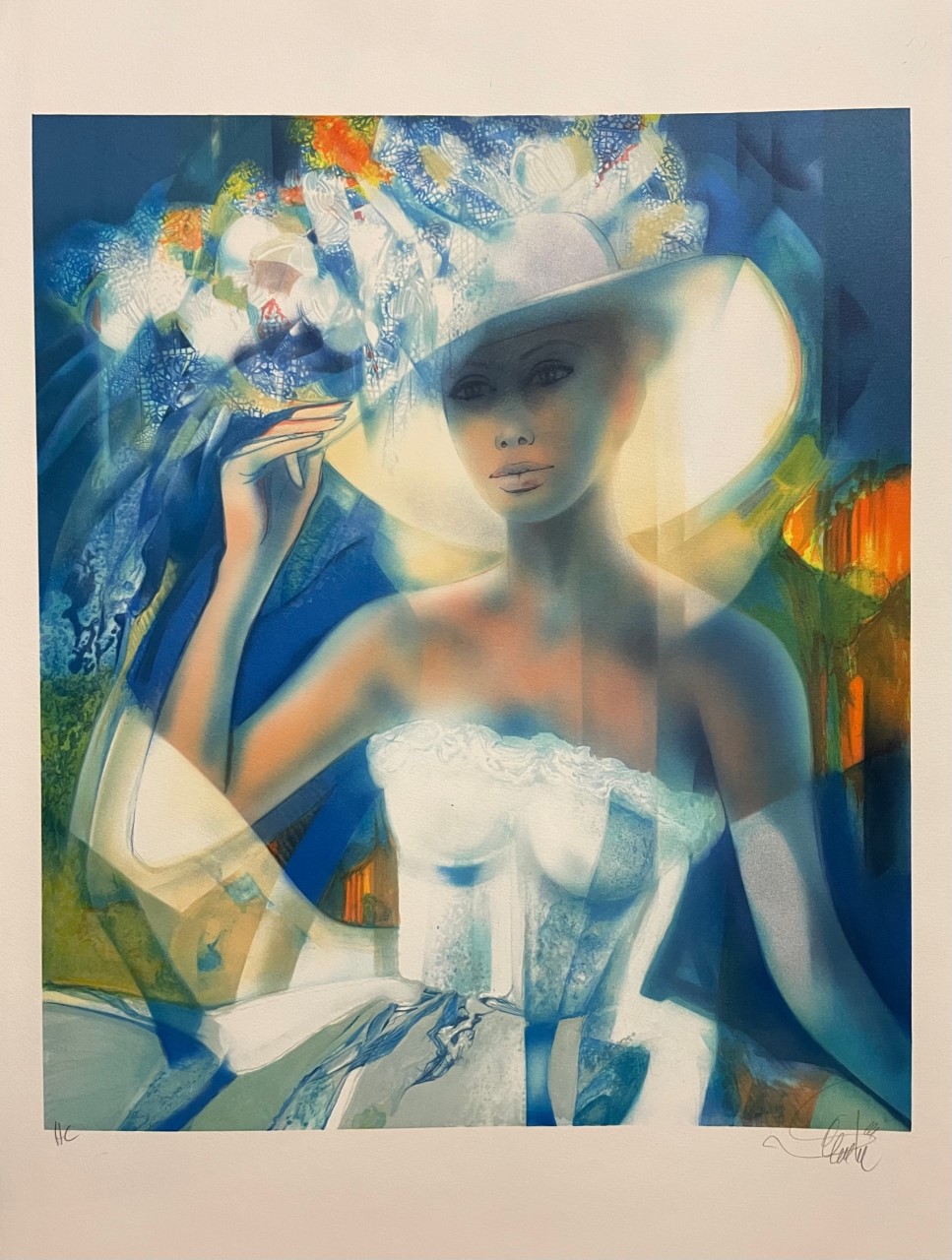 Femme au Chapeau I - Jean-Baptiste Valadié – Image 1
